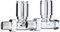 Keenware KRA-002 Straight Radiator & Towel Warmer Valves, Chrome