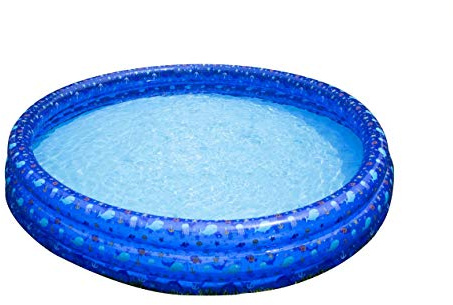 SWIMLINE Classic 3 Ring Kiddie Pool 60'' X 12'' For Kids Toddlers Children Adults, Ball & Sand Pit Outdoor Indoor Garden Backyard Summer Fun, Blow Up Thick Durable Inflatable Splash Pad Sprinkler