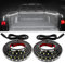 Kraumi 36W Ruban à LED pour Camion Plateau, 180 LEDs 12V Feux de Travail LED IP68 étanche pour lumière d'auvent RV, Zone de Chargement de Camion, lumière de Porte latérale(2 pièces)