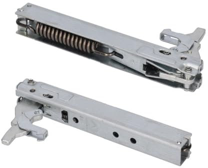 JCSPARES® - Kit 2 Pezzi | Cerniera Destra + Sinistra 170 x 81 mm Apertura Porta Forno Compatibile Con Candy Hoover