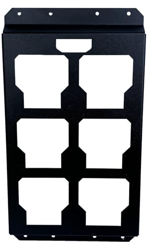 zzhanff Upgrade Integral Mounting Plate Compatible with Milwaukee Packout, Made of high-Strength Carbon Steel Material, can Withstand up to 110 Lbs of Pressure.(1Pack, Half Plate)