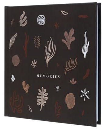 Kokonote: Album fotografico Autoadesivo Kalima | Album foto 16x16cm con 22 pagine, copertina rigida e spazio note, Album Autoadesivo per foto piccole | Kalima Collection