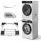 Bettschlange Washing Machine Dryer Universal Intermediate Frame Tumble Washing Machine with Shelf, Adjustable Size 42-73 cm, Intermediate Installation Kit for Laundry Room