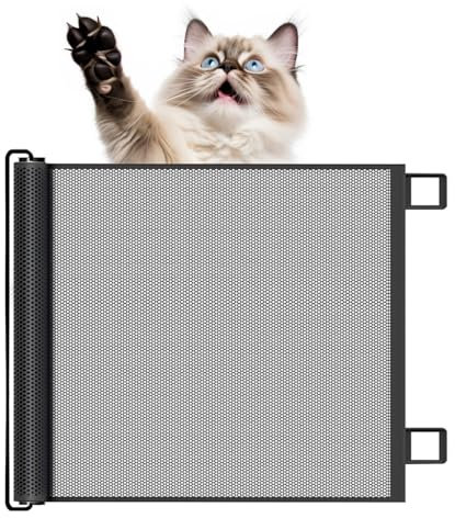 Hsyan Treppenschutzgitter Türschutzgitter Ausziehbar, Treppenschutzgitter Ausziehbar für Babys, Baby Absperrgitter Schutzgitter Treppe für Kinder, Geeignet für Innen Außenbereich, 110 * 78cm