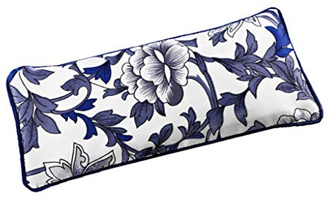 OSRGZRNGR Yoga Eye Pillow Soft Lavender Flax Seed Filled Silk Fabrics Stress Relief