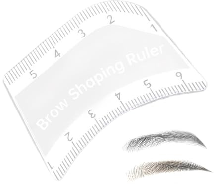 Règle Pour Sourcils Et Traçage | Guide Gabarit de Mesure Réutilisable | Gabarit Pour La Forme Des Sourcils | pour Salon Maison Débutantes Femmes Professionnelles Routine Quotidienne