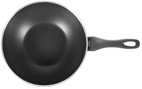 Ballarini 509043 130 Wok 1 Manico, Antiaderente, Fondo ad Induzione, cm 30, Alluminio