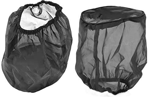 Cubierta protectora del filtro de aire, filtro universal de aire del automóvil Cubierta antipolvo Impermeable a prueba de aceite Filtros de admisión de aire a prueba de polvo Tapa(Big)