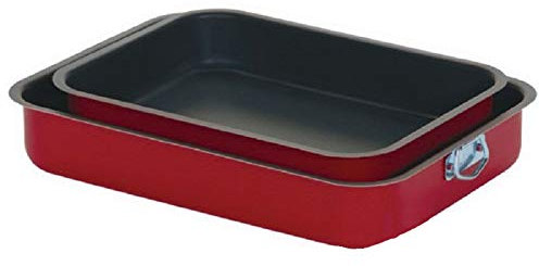 Pentalux LASAGNERA 2 Pezzi Antiaderente in Alluminio CM. 25/35