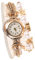 Mikikit Perle Wrap Dame Handgefertigt Digital Geburtstag Für Herz Uhr Armbanduhr Geschenke Leder Perlen Teens Weiblich Premium Strass Damen Kleid Valentinstag Armband Mit Luxusband