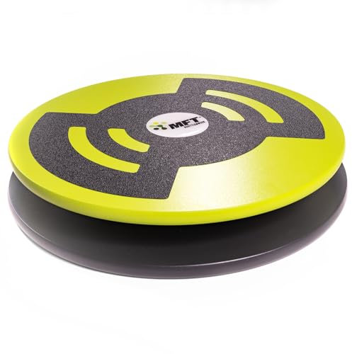 MFT Challenge Disc Classic (MFT Grün) Balance Board (made in Austria) stabil aus Holz mit rutschfestem Belag, Gleichgewichtstrainer, Wackelbrett für Koordination, Training, Prävention für jedes Alter