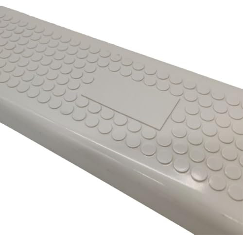 Échelle de rechange en plastique pour piscines 49 cm - Pédale antidérapante avec support solide pour piscines creusées hors sol