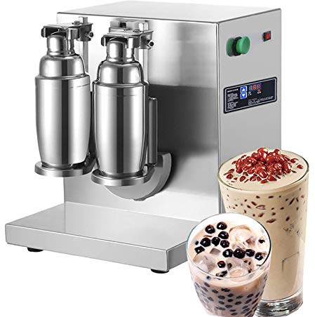 Máquina eléctrica para hacer batidos, mezclador de cócteles y bebidas de acero inoxidable para té con leche y bebidas