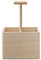 LSA International DI70 Eichenholz Besteckhalter, Rustikal, Utensilhalter, Höhe 29,6 cm, Breite 20,7 cm, Länge 20,7 cm, Holz
