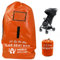 Colexy Universal Transporttasche für Kinderwagen, Kindersitz Transporttasche, Faltbar Tragetasche Große Aufbewahrungstasche für Kinderwagen, Autokindersitze, Rollstühle, Wasserabweisend (Orange)