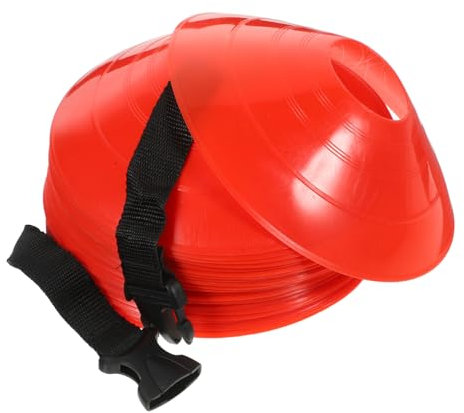 Toddmomy 1satz Fußball Trainingskegel Mit Bändern Tragbare Markierungshütchen Für Sporttraining Für Fußball Basketball Und Mehr Rote Markierungshütchen Mit Bändern Trainingshilfe