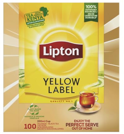 Lipton Yellow Label Black Tea 100 Teabags