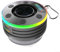Altoparlante per funzione Bluetooth con radio FM, ventosa, per doccia, portatile, impermeabile (nero)