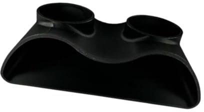 Gralara Underground Tunnel Cave Fishes Tank Decor Accessory Double Hole Decorative Hideout, Black