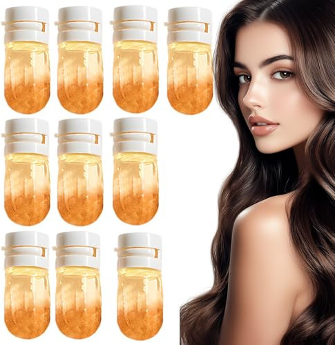 Eastuy Huile Capillaire - Hydratant pour Cheveux Bouclés et Lisses,10 Pièces de Liquide Fortifiant Parfumé Anti-Casse pour Femmes, Filles et Toute la Famille, Usage Quotidien et Salon
