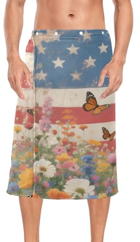 Pareo elástico ajustable para hombre, 152 x 71 cm, para spa, sauna, gimnasio, toalla para la cintura