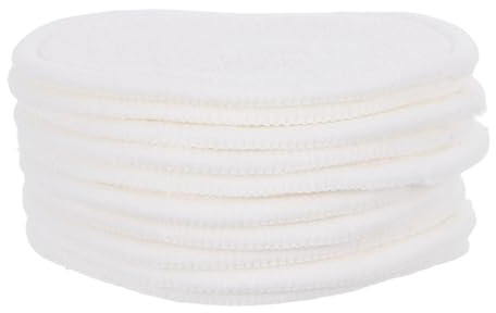 Cabilock Wiederverwendbare Baumwoll Make Up Pads 8cm Sanfte Reinigungspads Waschbare Abschminktücher für Hauttypen Praktische Gesichtsreinigung und Reisen
