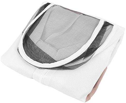 BTOSEP Combinaison d'apiculteur avec double fermeture éclair et ventilation pour apiculteur, aérée, blanc, taille L, XL, XXL, #311, L