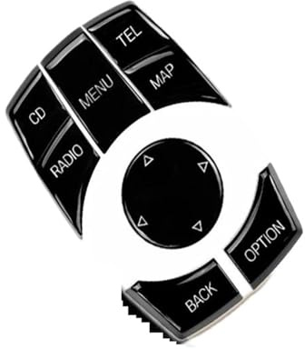 Bilinteriör Ersättningsdel För BMW F10 F20 F30 F22 F32 F33 F02 F06 F12 F25 F26 F15 F16 F48 Multimedia-kontrollknapp För Bil(CD Gloss)
