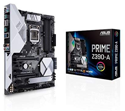 ASUS Prime Z390-A Carte mère Intel LGA 1151, ATX, minage de crypto-monnaie (Bitcoin) avec décodage supérieur à 4G, DDR4, 2xM.2, HDMI, Intel Optane, SATA 6 Gb/s, USB 3.1 Gen 2 Type-C