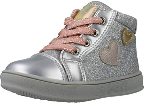 Chicco, Sneaker Fille avec Fermeture Éclair Latérale et Lacets, Chaussures de Sport Confortables, Flexibles et Respirantes, Chaussures Fille, Designed in Italy