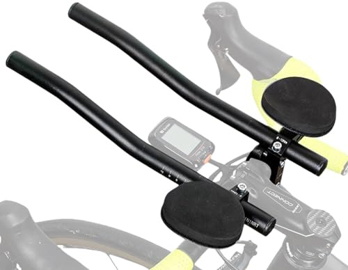 Aero-förlängningar – Aero styre, biike vilostång | aluminiumlegering triiathlon mttb Road biike armstöd bar med tillbehör, tidsprovförlängningar, svart bicykel Tt restbar för bergsväg biicycl