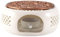 Lamsimoy Ceramic Teapot Warmer Holder Base Tea Warmer Insulation Base Tea Coffee Water Warmer Candle Heating Base Holder Teaware