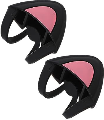 SHINEOFI Cat Ear Headphones Shaped Decors for Boys and Girls in Silicone Attachments Delicate Cartoon Headphone Adorns