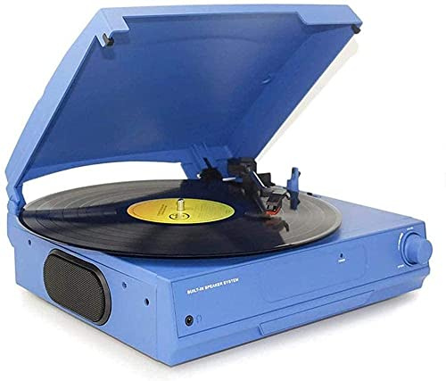 ZJFHEYUO Giradischi retrò, grammofono, Giradischi Ge, Giradischi Portatile, fonografo, Altoparlanti Stereo integrati, grammofono per Ogni Famiglia