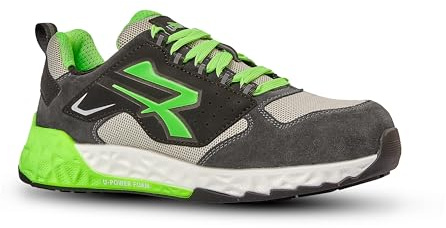 U-Power Bran ESD Scarpa Antinfortunistica S1PS Hi HRO FO SR, Tomaia U-Knit, Metal Free, ULTRALEGGERE (Sistema Taglie Calzature EU, Adulto, Uomo, Numero, Media, 43)