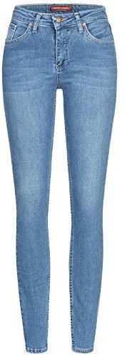 Rock Creek Damen Jeans Hose Skinny Jeanshose Designer Jeans Stonewashed Stretch Jeans Damenhose Damenjeans D-399 Vintage Blue W31 L32