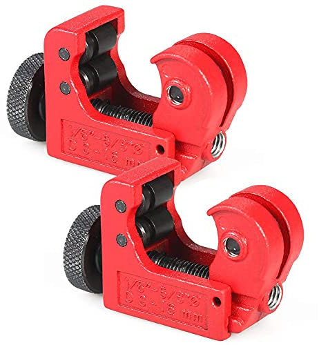 WENTS Mini cortatubos- Marca nueva excelente calidad Mini tubo cortador 2PCS herramienta de corte para 3 mm-16 mm cobre laton aluminio tubos de plastico