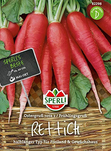 Rettichsamen - Rettich Ostergruß rosa 2 / Frühlingsgruß von Sperli-Samen