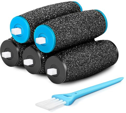 Jorest [5/20 Piezas] Recambio Compatible con Scholl Velvet Smooth Lima Electrico, 2 Tipos de Rugosidad, Rodillo para Lima Pies Electronica, para Set Pedicura Quita Dureza y Callos