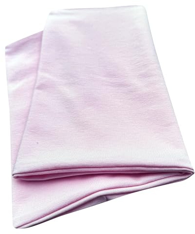 Wollhuhn Eco Niños/Niñas Ligero/Suelto Bufanda/Pañuelo de Algodón Jersey de Transición/Verano 202201, Uni Solid Pink, talla única