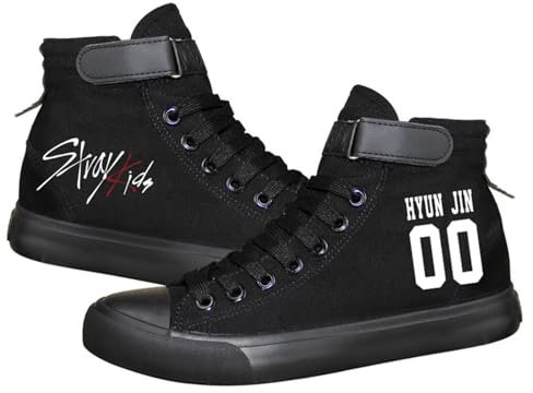 KPOP Stray Kids Merch Shoes Sneakers Bang Chan Lee Know ChangBin Han I.N Felix HyunJin Seungmin Hiphop High-Top Canvas Schuhe