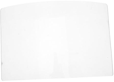 MUSISALY Sandblasting Hood Replacement Lens 2mm Thick Protective Dust Mask Lens for Outdoor Work Sandblasting Equipment Organic Glass Protective Visor
