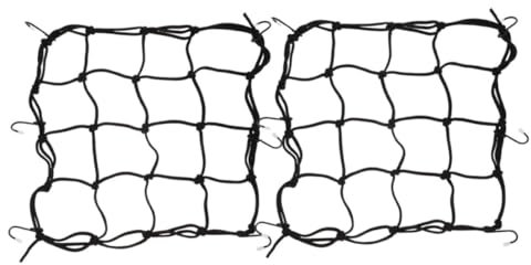 iplusmile 2 Piezas Accesorios para Red de Camiones Red de Carga para Coche Red de Carga Estirable Red de camioneta Red de Carga de Camiones Banda de Goma * 1 Black