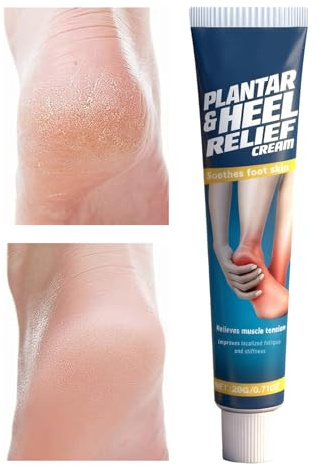 Plantar Cream – 20 g fuktgivande knävård, hällindringskräm – för fotsulor, obehag, svullnader, ben, nedre ryggen, axel, knä