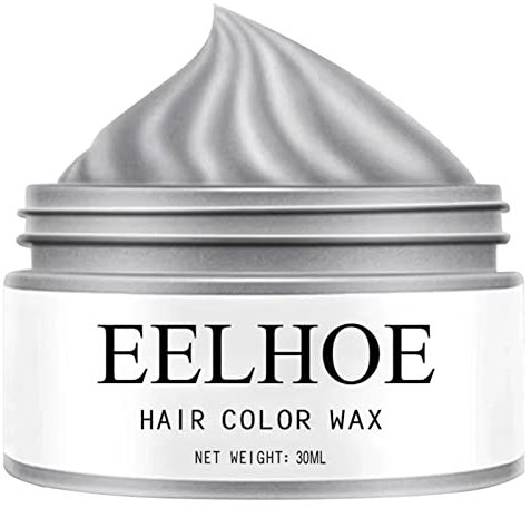 Cire Colorante Cheveux Gris Jetable Coloration Temporaire Femme Homme Coloration Cheveux Gris Cire De Couleur pour Cheveux