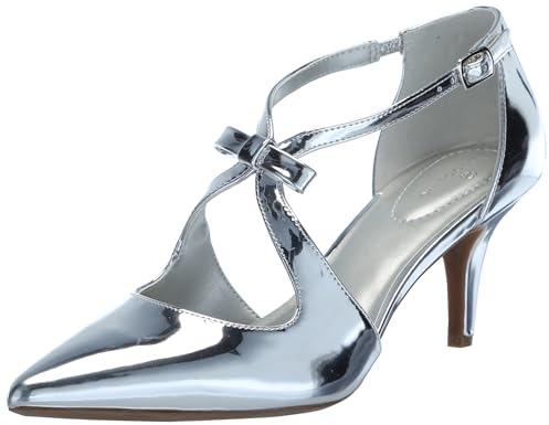 Bandolino Women's Zeffer3 Pump, Silver 040, 8.5