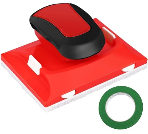 Paint Edger Tool 1 Piece Paint Edger Pad Edger Paint Trimmer with Masking Tape Multifunctional Paint Trimmer Tool with Padded Nylon Bristle Edge for Walls and Ceilings for Cutting Tools