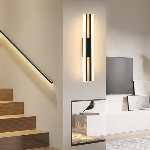 DELIPOP LED Wandlampe Innen, 16W 1850LM Mordern Wandleuchte Innen Helles Licht für Schlafzimmer Wohnzimmer Korridor Treppenhaus, Warmweiß 3000K