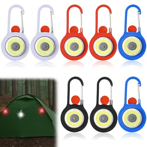 GAOUTO 8 stycken blinkande LED-lampor, skolväskor, LED-reflektorer, barn, vattentätt säkerhetsljus, reflektorryggsäck, blinkande ljus, lämplig för ryggsäck, jogging, vandring, hundar, bergsklättring,