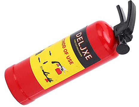 TIKATARER Small Fire Extinguisher, Mini Fire Extinguishers 1/10 Scale RC Car Accessories RC Car Fire Extinguisher Simulation Design Vivid Lightweight Mini Fire Extinguisher Toy for AXIAL